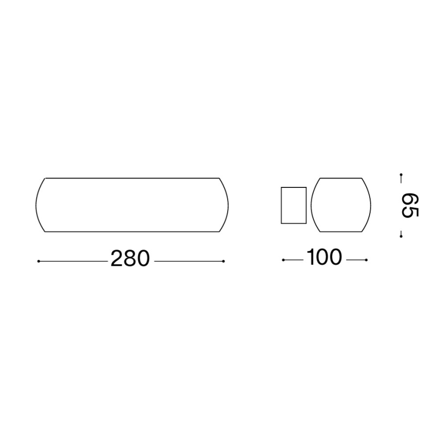 Ideal Lux - Candeeiro de parede LED MORIS 2xG9/3W/230V branco