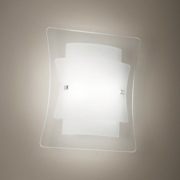 Ideal Lux - Candeeiro de parede TRIPLO 2xE27/60W/230V transparente