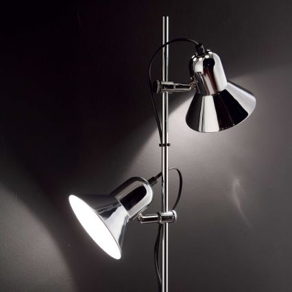 Ideal Lux - Candeeiro de pé 2xE27/60W/230V preto