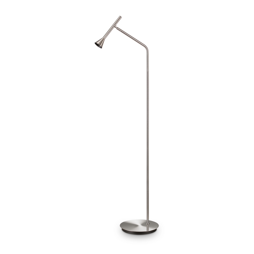 Ideal Lux - Candeeiro de pé LED DIESIS LED/4,5W/230V CRI 95 cromo fosco