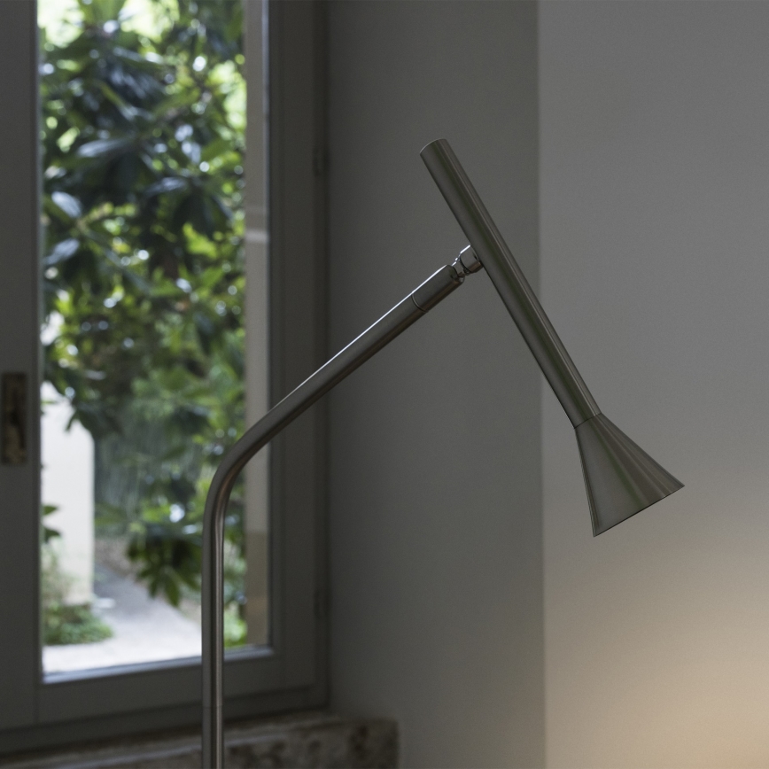 Ideal Lux - Candeeiro de pé LED DIESIS LED/4,5W/230V CRI 95 cromo fosco