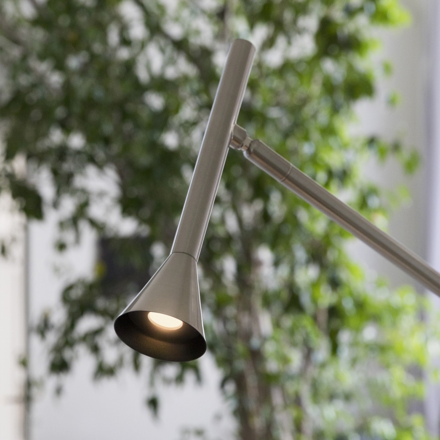 Ideal Lux - Candeeiro de pé LED DIESIS LED/4,5W/230V CRI 95 cromo fosco