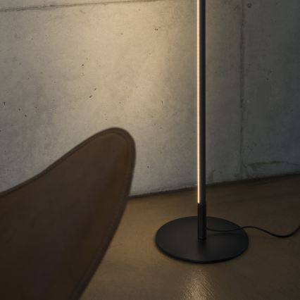 Ideal Lux - Candeeiro de pé LED dimerizável YOKO LED/16W/230V CRI 90 preto