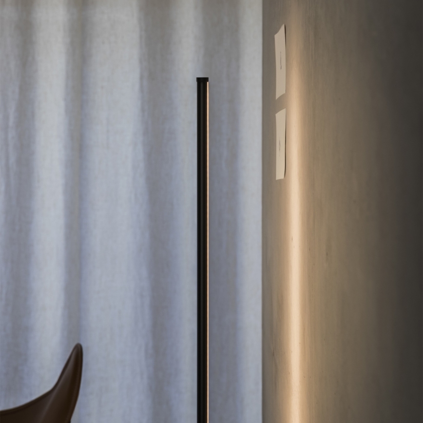 Ideal Lux - Candeeiro de pé LED dimerizável YOKO LED/16W/230V CRI 90 preto