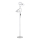Ideal Lux - Candeeiro de pé POLLY 2xE27/60W/230V prateado