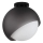 Ideal Lux - Candeeiro de tecto BLOOM 1xE27/42W/230V Ø 30 cm preto