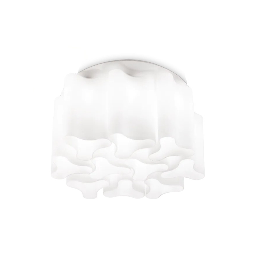 Ideal Lux - Candeeiro de tecto COMPO 10xE27/52W/230V diâmetro 73,5 cm branco