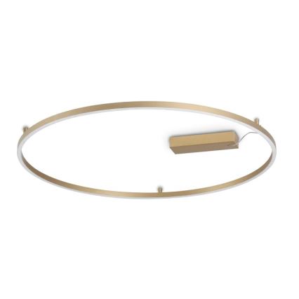 Ideal Lux - Candeeiro de teto LED ORACLE SLIM LED/53W/230V 3000K CRI 90 Ø 90 cm dourado