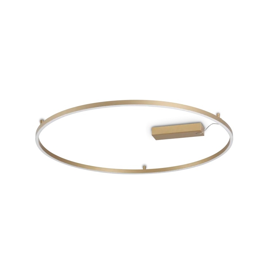 Ideal Lux - Candeeiro de teto LED ORACLE SLIM LED/53W/230V 3000K CRI 90 Ø 90 cm dourado
