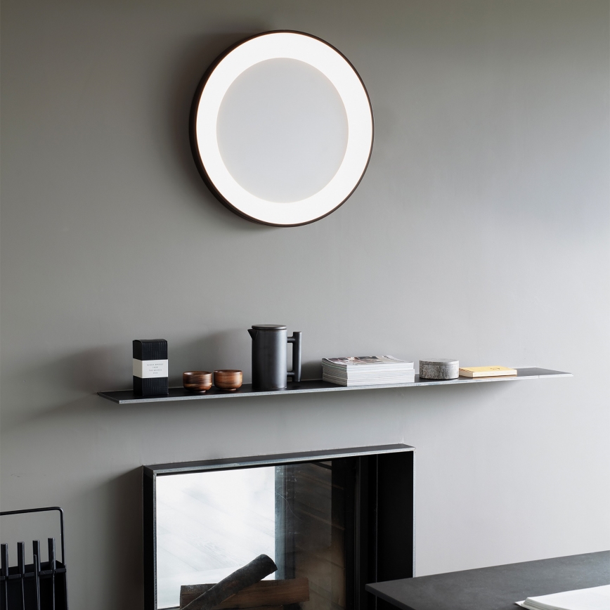 Ideal Lux - Candeeiro de tecto LED PLANET LED/29W/230V CRI 90, diâmetro 60 cm, preto