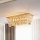 Ideal Lux - Candeeiro de tecto MARTINEZ 8xE14/40W/230V dourado