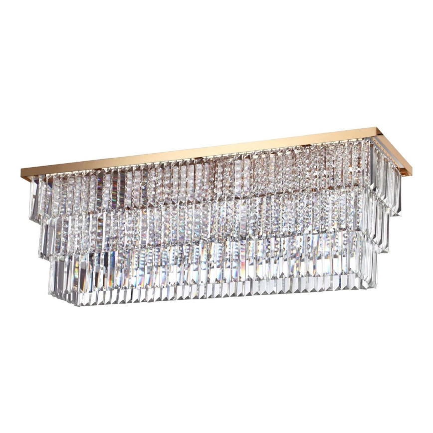 Ideal Lux - Candeeiro de tecto MARTINEZ 8xE14/40W/230V dourado