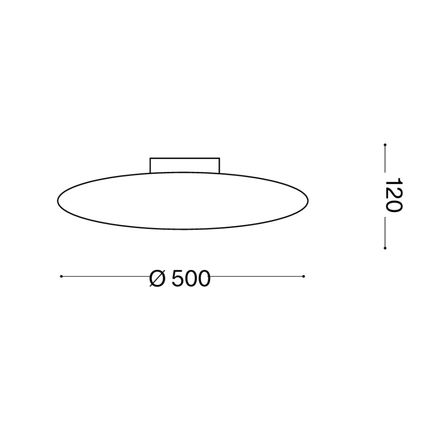Ideal Lux - Candeeiro de tecto SMARTIES 3xE27/42W/230V Ø 50 cm branco