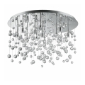 Ideal Lux - Candeeiro de teto LED NEVE 12xG9/3W/230V, diâmetro 63 cm, acabamento cromado brilhante