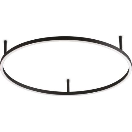 Ideal Lux - Candeeiro de tecto LED ORACLE SLIM LED/37W/230V 2700K IRC 90 Ø 70 cm preto