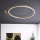 Ideal Lux - Candeeiro de teto LED ORACLE SLIM LED/53W/230V 3000K CRI 90 Ø 90 cm dourado