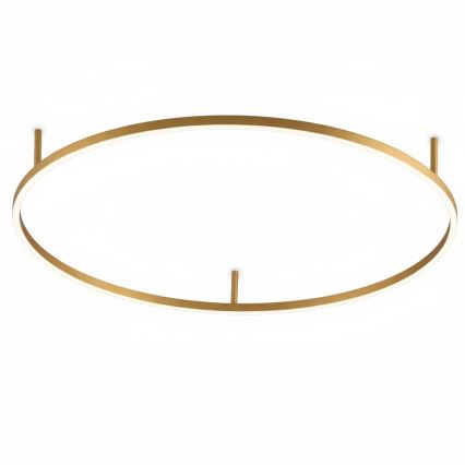 Ideal Lux - Luminária de Teto LED ORACLE SLIM LED/53W/230V 3000K CRI 90 diâmetro 90 cm dourada