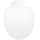 Ideal Lux - Candeeiro de teto para exterior CLIO 1xE27/42W/230V IP44 branco
