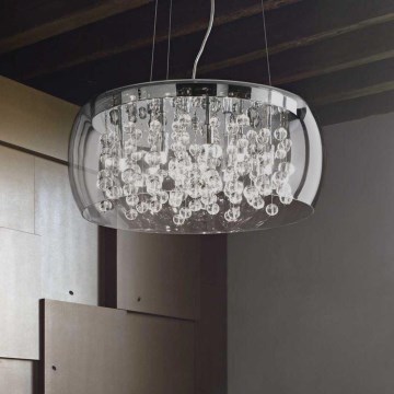 Ideal Lux - Candeeiro de teto suspenso AUDI 8xG9/40W/230V diâmetro 50 cm