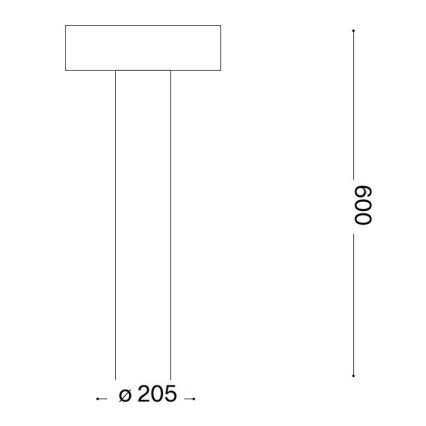 Ideal Lux - Candeeiro exterior 4xG9/15W/230V 60 cm IP44 antracite