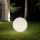 Ideal Lux - Candeeiro exterior DORIS 1xE27/60W/230V Ø 48 cm IP44 cinzento