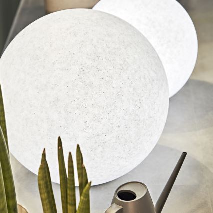 Ideal Lux - Candeeiro exterior DORIS 1xE27/60W/230V Ø 48 cm IP44 cinzento
