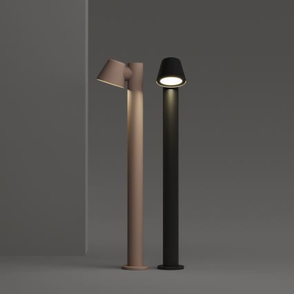 Ideal Lux - Candeeiro Exterior GAS 1xGU10/35W/230V 80 cm IP43 castanho