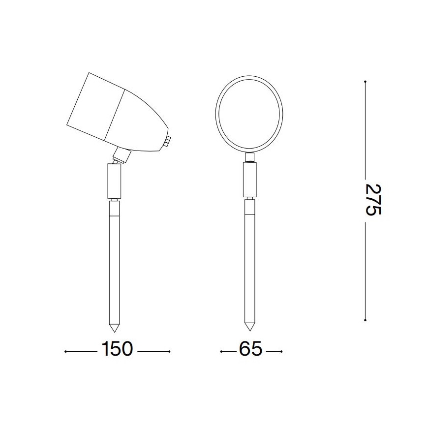 Ideal Lux - Candeeiro exterior INSIDE 1xG9/15W/230V 27,5 cm IP54 castanho