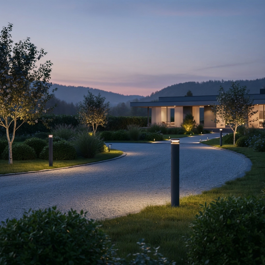 Ideal Lux - Candeeiro exterior LED BOEING LED/14W/230V 100 cm CRI 90 IP65 antracite