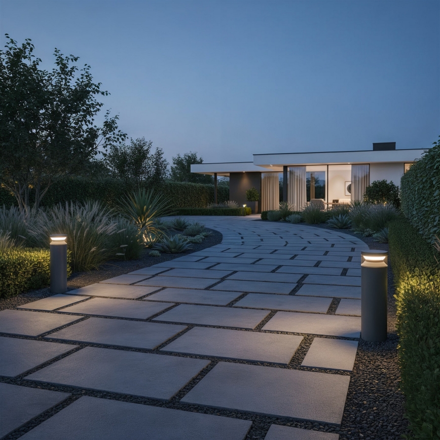 Ideal Lux - Candeeiro exterior LED BOEING LED/14W/230V 40 cm CRI 90 IP65 antracite