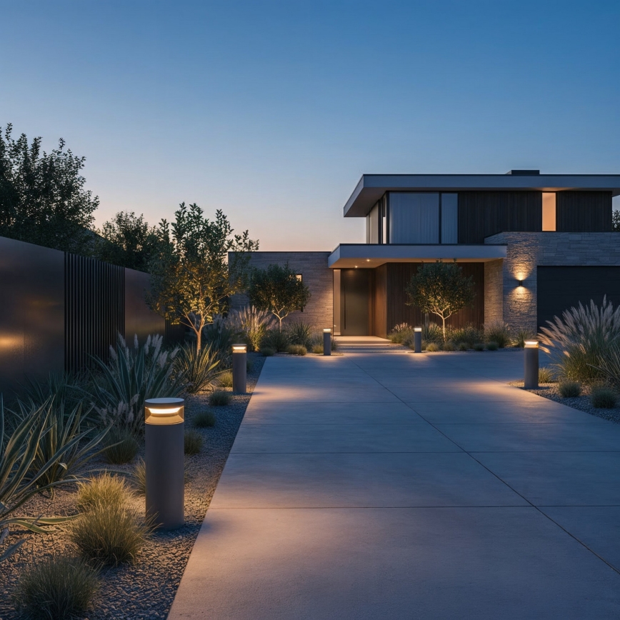 Ideal Lux - Candeeiro exterior LED BOEING LED/14W/230V 40 cm CRI 90 IP65 antracite