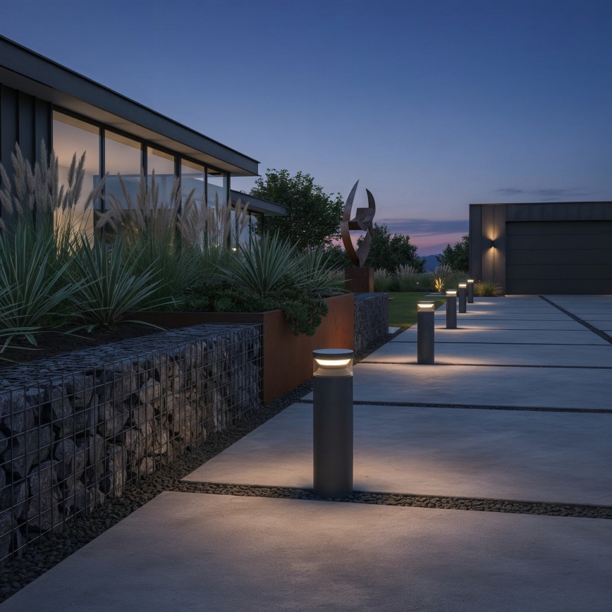 Ideal Lux - Candeeiro exterior LED BOEING LED/14W/230V 40 cm CRI 90 IP65 preto