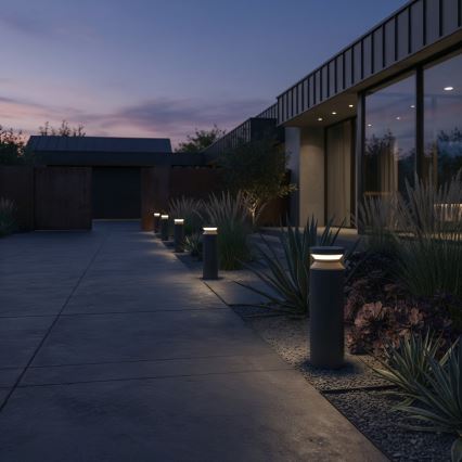 Ideal Lux - Candeeiro exterior LED BOEING LED/14W/230V 40 cm CRI 90 IP65 preto