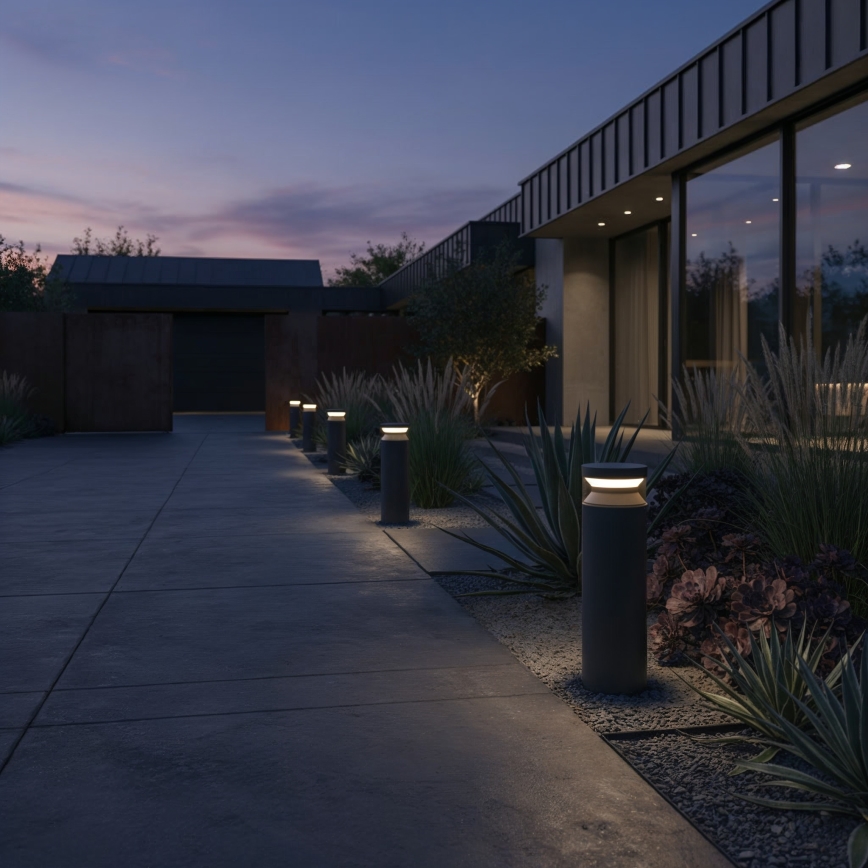 Ideal Lux - Candeeiro exterior LED BOEING LED/14W/230V 40 cm CRI 90 IP65 preto