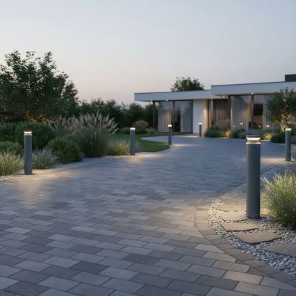 Ideal Lux - Candeeiro exterior LED BOEING LED/14W/230V diâmetro 70 cm CRI 90 IP65 antracite