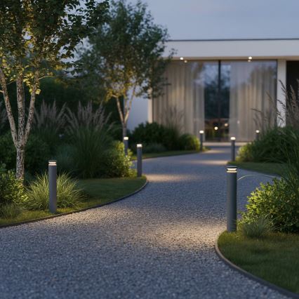 Ideal Lux - Candeeiro exterior LED BOEING LED/14W/230V diâmetro 70 cm CRI 90 IP65 antracite