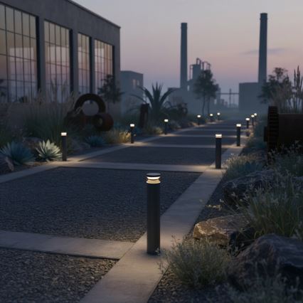 Ideal Lux - Candeeiro exterior LED BOEING LED/14W/230V diâmetro 70 cm CRI 90 IP65 preto