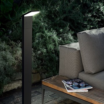 Ideal Lux- Candeeiro exterior LED STYLE LED/8,5W/230V 4000K 100 cm CRI 90 IP54 preto