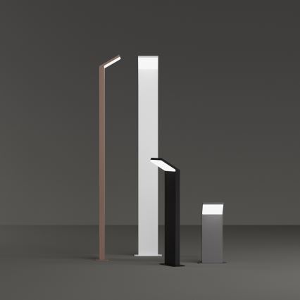 Ideal Lux- Candeeiro exterior LED STYLE LED/8,5W/230V 4000K 100 cm CRI 90 IP54 preto
