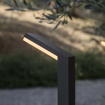 Ideal Lux - Candeeiro exterior LED STYLE LED/8,5W/230V 4000K 50 cm CRI 90 IP54 preto