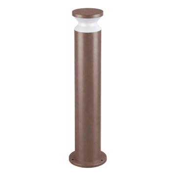 Ideal Lux - Candeeiro exterior TORRE 1xE27/15W/230V 80 cm IP65 castanho