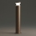 Ideal Lux - Candeeiro exterior TORRE 1xE27/15W/230V 80 cm IP65 castanho