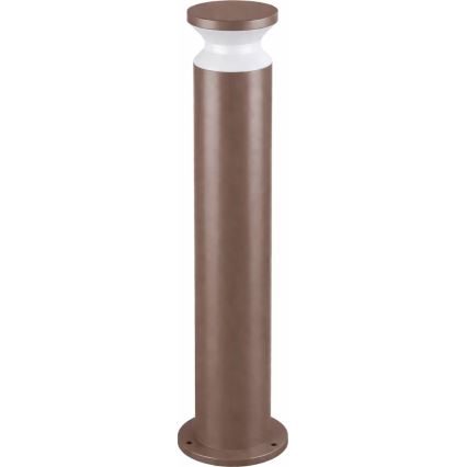 Ideal Lux - Candeeiro exterior TORRE 1xE27/15W/230V 80 cm IP65 castanho