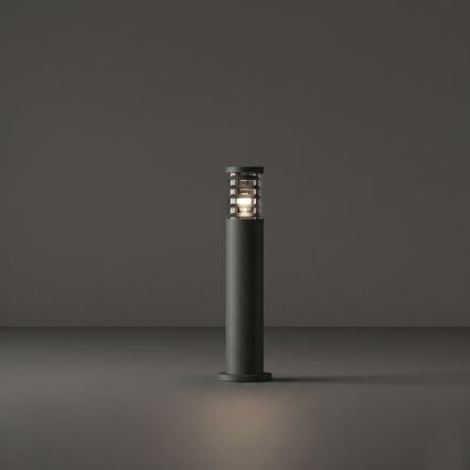 Ideal Lux - Candeeiro exterior TRONCO 1xE27/42W/230V 60 cm IP65 antracite