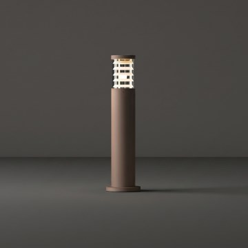 Ideal Lux - Candeeiro exterior TRONCO 1xE27/42W/230V 60 cm IP65 castanho