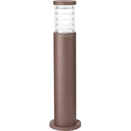 Ideal Lux - Candeeiro exterior TRONCO 1xE27/42W/230V 60 cm IP65 castanho
