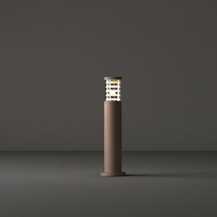 Ideal Lux - Candeeiro exterior TRONCO 1xE27/42W/230V 60 cm IP65 castanho