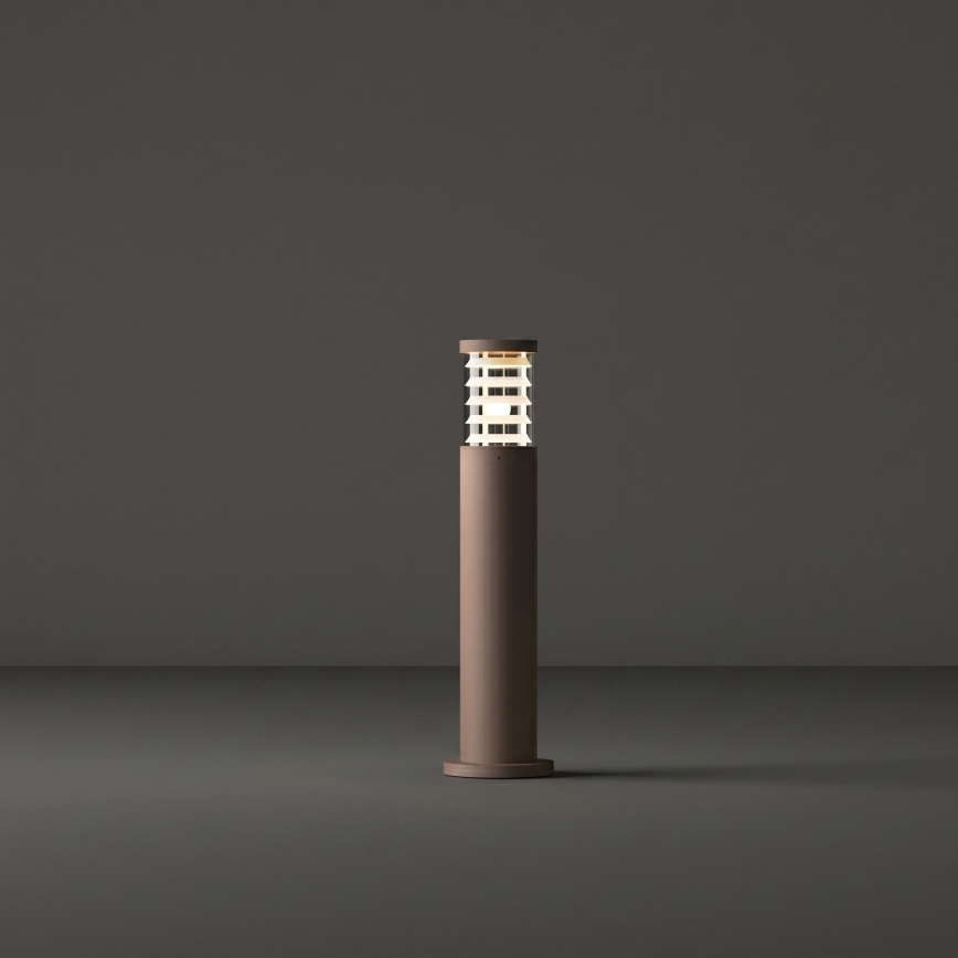 Ideal Lux - Candeeiro exterior TRONCO 1xE27/42W/230V 60 cm IP65 castanho