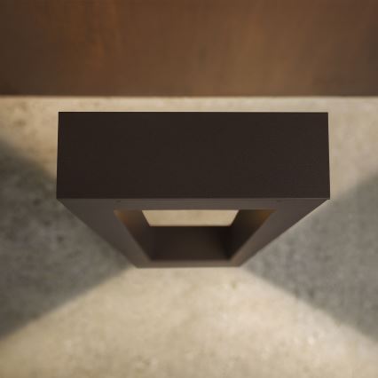 Ideal Lux - Candeeiro exterior VEGA 1xG9/15W/230V 80 cm IP44 castanho