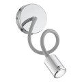 Ideal Lux - Candeeiro flexível LED FOCUS LED/4W/230V CRI 90, acabamento cromado brilhante